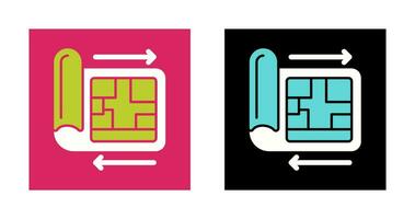 icône de vecteur de plan directeur