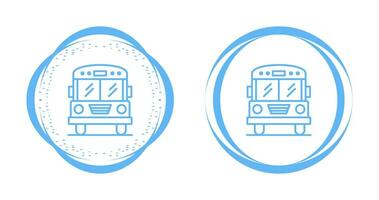 icône de vecteur d'autobus scolaire