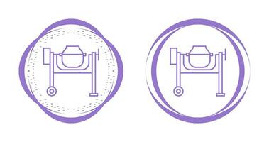 icône de vecteur de mélange de ciment