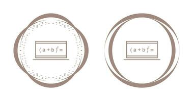 icône de vecteur de formule en ligne