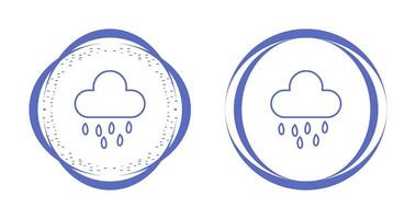 icône de vecteur de nuage de pluie