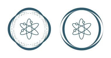 icône de vecteur de structure atomique