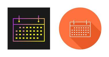 icône de vecteur de calendrier
