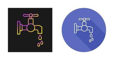 icône de vecteur de robinet d'eau