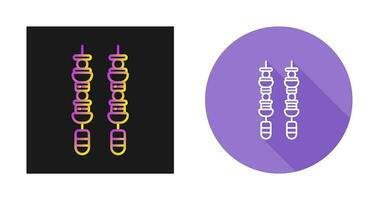 icône de vecteur de brochette