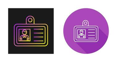 icône de vecteur de carte de personnel