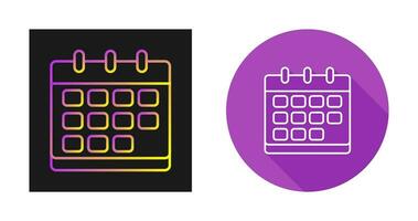 icône de vecteur de calendrier