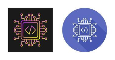 icône de vecteur de processeur