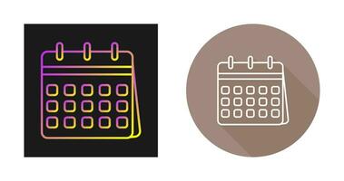 icône de vecteur de calendrier