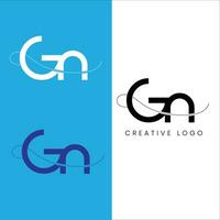 gb initiale lettre logo conception vecteur