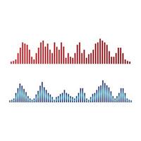 images d'ondes sonores vecteur