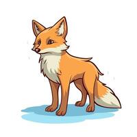 Renard vecteur mignonne Renard dessin animé symbole