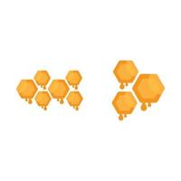 illustration d'images de logo de miel vecteur