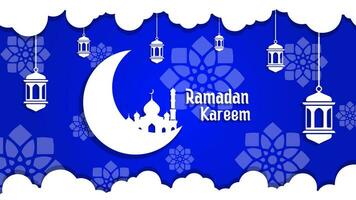 islamique salutations Contexte Ramadan kareem carte conception modèle vecteur