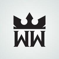mordan ww logo conception modèle. Libre de droits vecteur illustration
