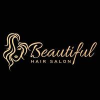 beauté cheveux salon logo, luxe logo, beauté logo vecteur