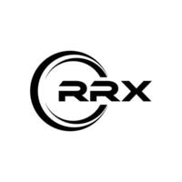 rrx logo conception, inspiration pour une unique identité. moderne élégance et Créatif conception. filigrane votre Succès avec le frappant cette logo. vecteur