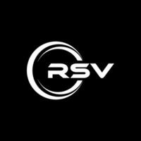 rsv logo conception, inspiration pour une unique identité. moderne élégance et Créatif conception. filigrane votre Succès avec le frappant cette logo. vecteur