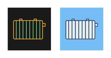icône de vecteur de radiateur de chaleur