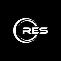 res logo conception, inspiration pour une unique identité. moderne élégance et Créatif conception. filigrane votre Succès avec le frappant cette logo. vecteur