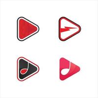 Flèche vector illustration icône logo pour jeu et jeu d'affaires
