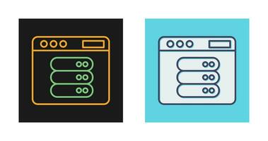icône de vecteur de serveur