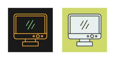 icône de vecteur de moniteur