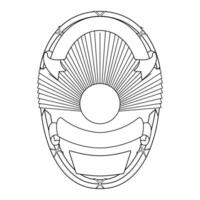 vecteur illustration de Sécurité police badge , shérif badge