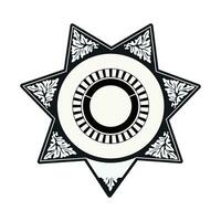 vecteur illustration de Sécurité police badge , shérif badge