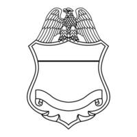 vecteur illustration de Sécurité police badge , shérif badge