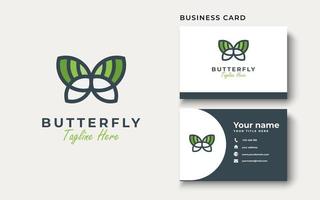 inspiration de conception de logo papillon, illustration vectorielle vecteur
