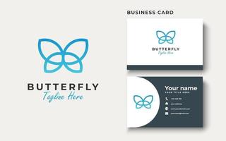 inspiration de conception de logo papillon, illustration vectorielle vecteur