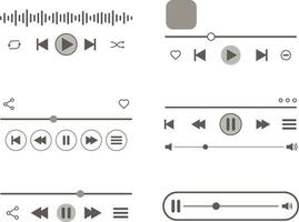 la musique jouer recouvrir icône. pro vecteur