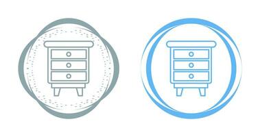 icône de vecteur de commode