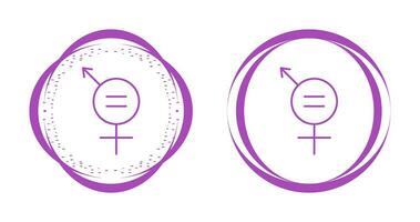 icône de vecteur d'égalité des sexes