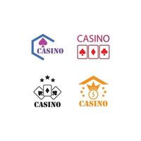 vecteur de logo de casino