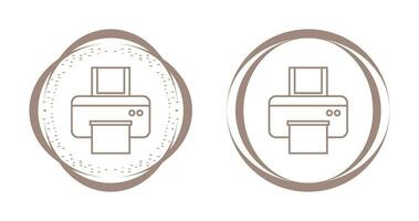 icône de vecteur d & # 39; imprimante
