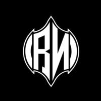 rn lettre logo conception. rn Créatif monogramme initiales lettre logo concept. rn unique moderne plat abstrait vecteur lettre logo conception.