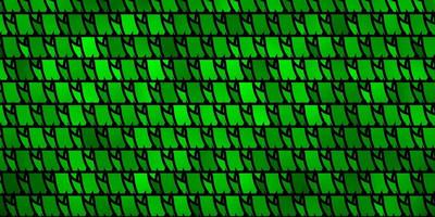toile de fond de vecteur vert clair et jaune avec des lignes, des triangles.