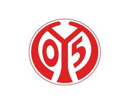 Mayence 05 club symbole logo Football Bundesliga Allemagne abstrait conception vecteur illustration