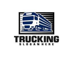 transport camionnage logistique logo vecteur