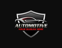 auto style voiture logo conception avec concept des sports véhicule silhouette vecteur