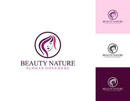 vecteur image. logo pour affaires dans le industrie de beauté, santé, personnel hygiène. magnifique image de une femelle affronter. linéaire stylisé image. logo de une beauté salon, santé industrie, maquillage artiste.