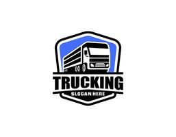 un camion camionnage entreprise transport logo illustration vecteur