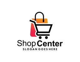 en ligne magasin logo, achats Chariot logo, magasin logo vecteur