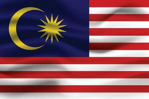 vecteur drapeau de Malaisie