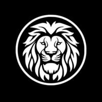 lion, noir et blanc vecteur illustration