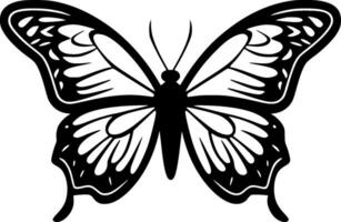 papillon, minimaliste et Facile silhouette - vecteur illustration