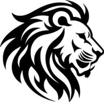 lion, noir et blanc vecteur illustration