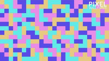 modèle pixel Contexte abstrait multi Couleur fond d'écran conception pour imprimer, la toile et mobile applications. vecteur illustration. moderne et branché